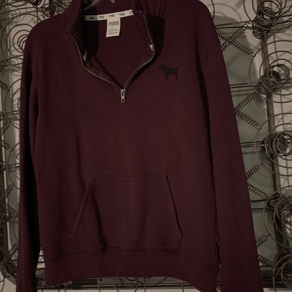 Maroon long sleeve pullover